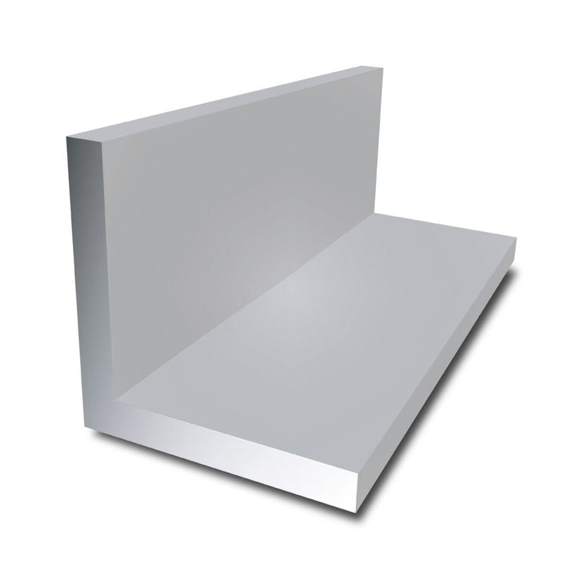 2 in x 1/2 in x 1/8 in - Aluminium Unequal Angle